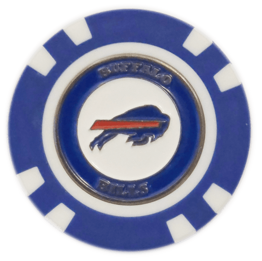 Officially Licensed Buffalo Bills Poker Chip Ball Marker