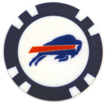 Officially Licensed Buffalo Bills Poker Chip Ball Marker