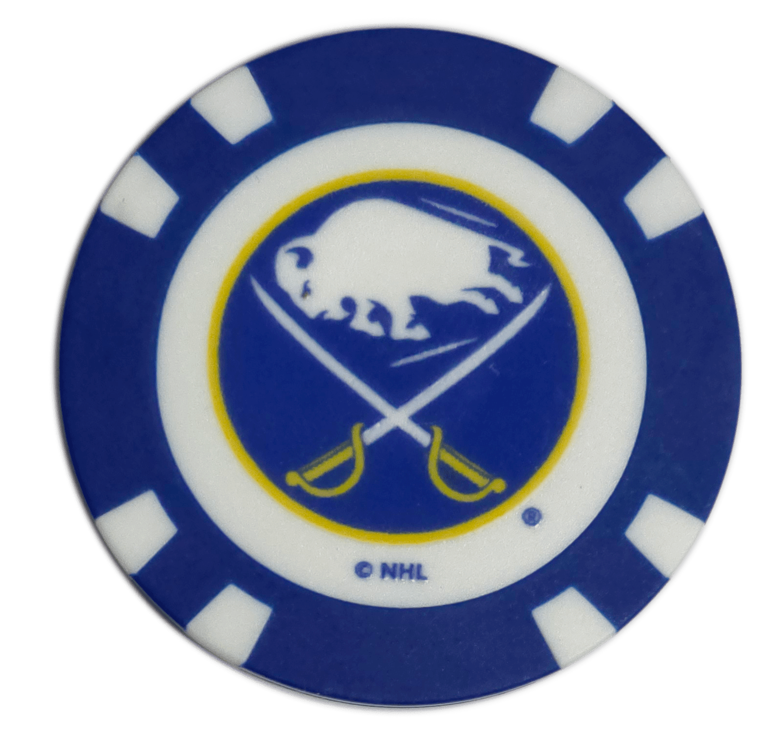 Officially Licensed Buffalo Sabres Poker Chip Ball Marker