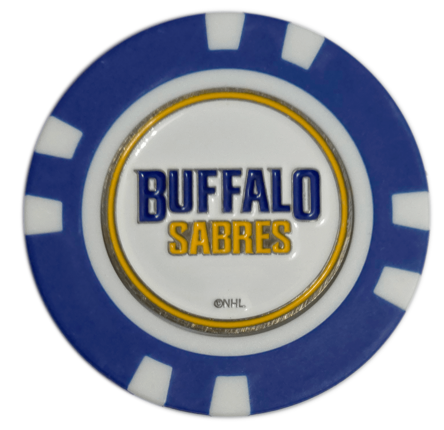 Officially Licensed Buffalo Sabres Poker Chip Ball Marker