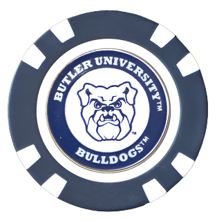 Officially Licensed Butler Bulldogs Poker Chip Ball Marker