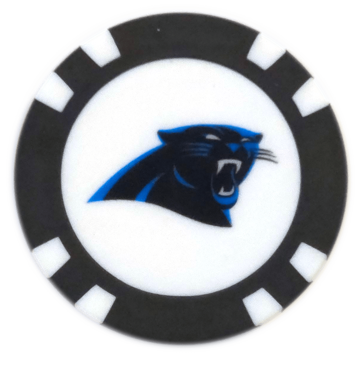 Officially Licensed Carolina Panthers Poker Chip Ball Marker