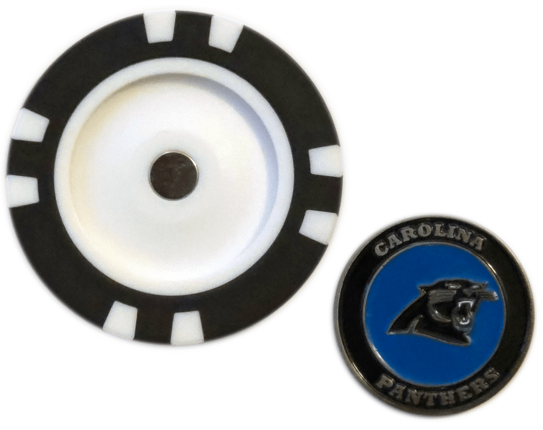 Officially Licensed Carolina Panthers Poker Chip Ball Marker
