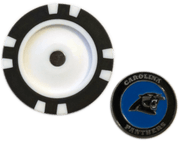 Officially Licensed Carolina Panthers Poker Chip Ball Marker