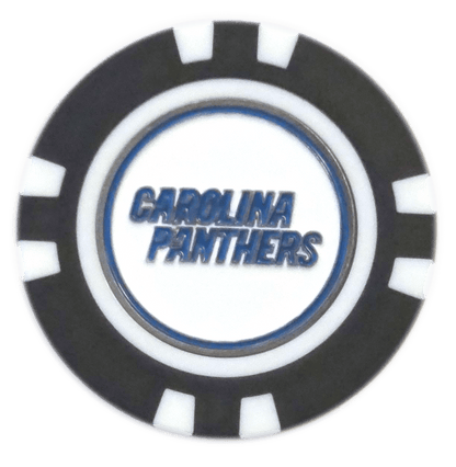 Officially Licensed Carolina Panthers Poker Chip Ball Marker
