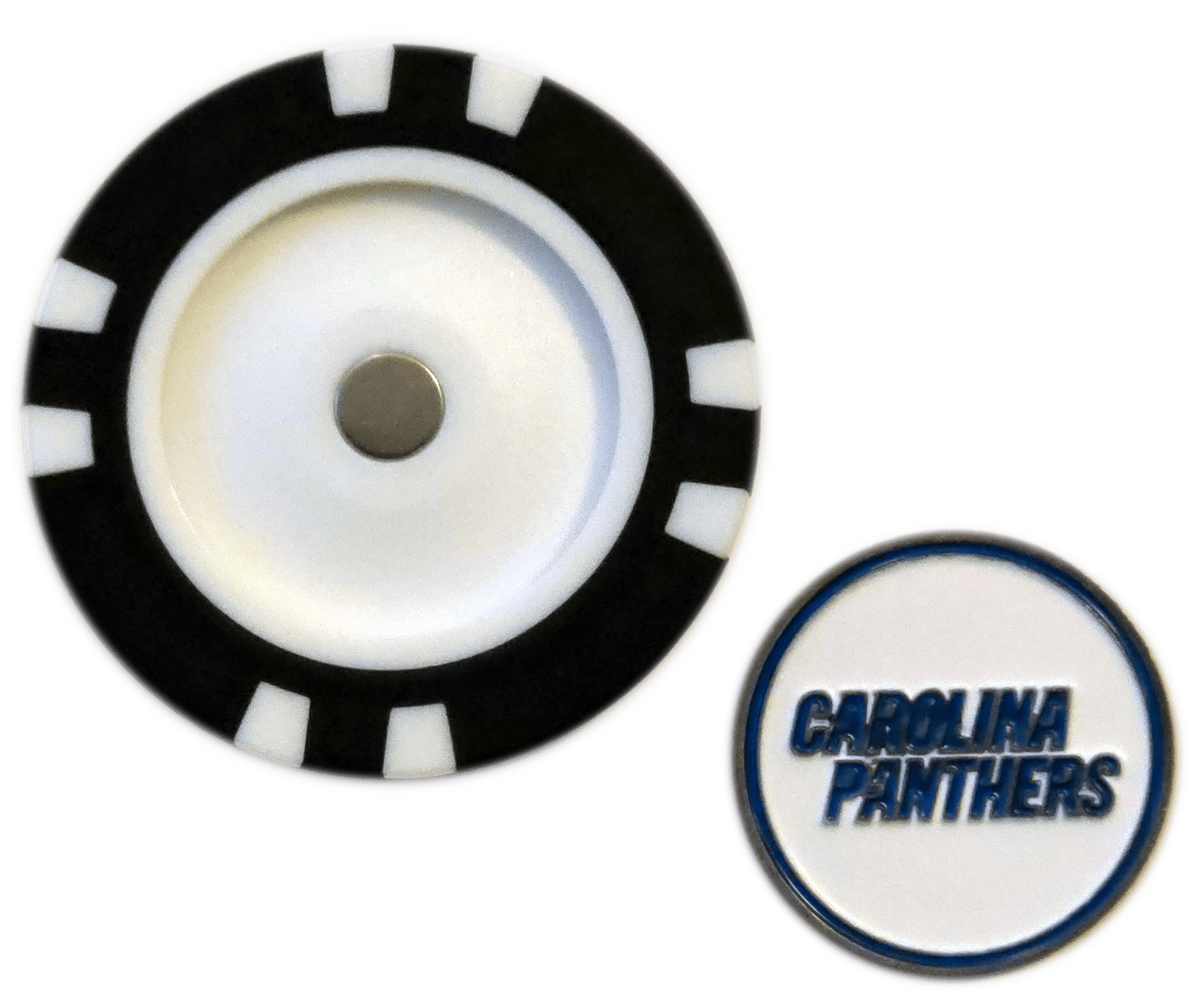 Officially Licensed Carolina Panthers Poker Chip Ball Marker