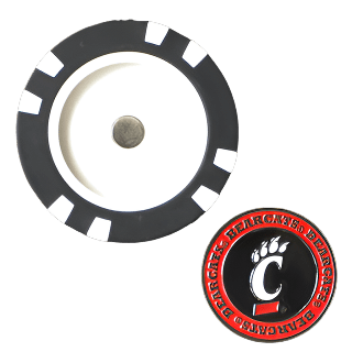 Officially Licensed Cincinnati Bearcats Poker Chip Ball Marker