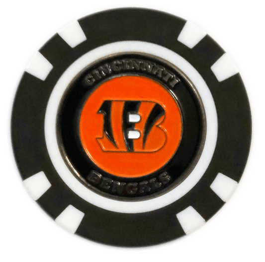 Officially Licensed Cincinnati Bengals Poker Chip Ball Marker