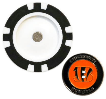 Officially Licensed Cincinnati Bengals Poker Chip Ball Marker