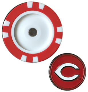 Officially Licensed Cincinnati Reds Poker Chip Ball Marker