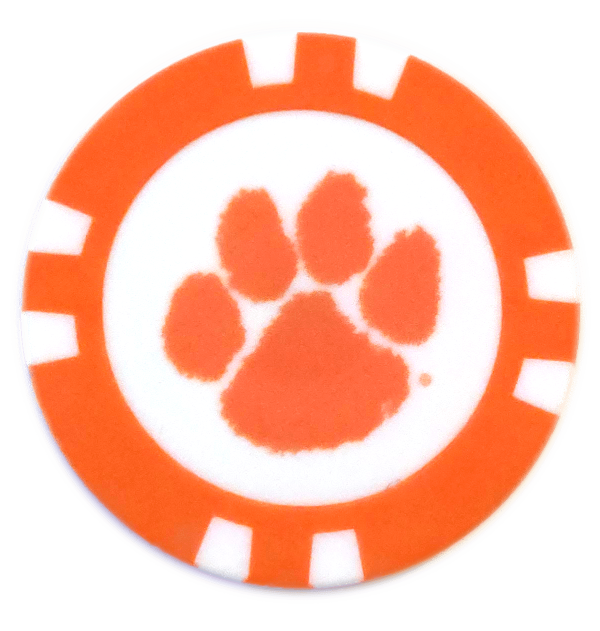 Officially Licensed Clemson Tigers Poker Chip Ball Marker