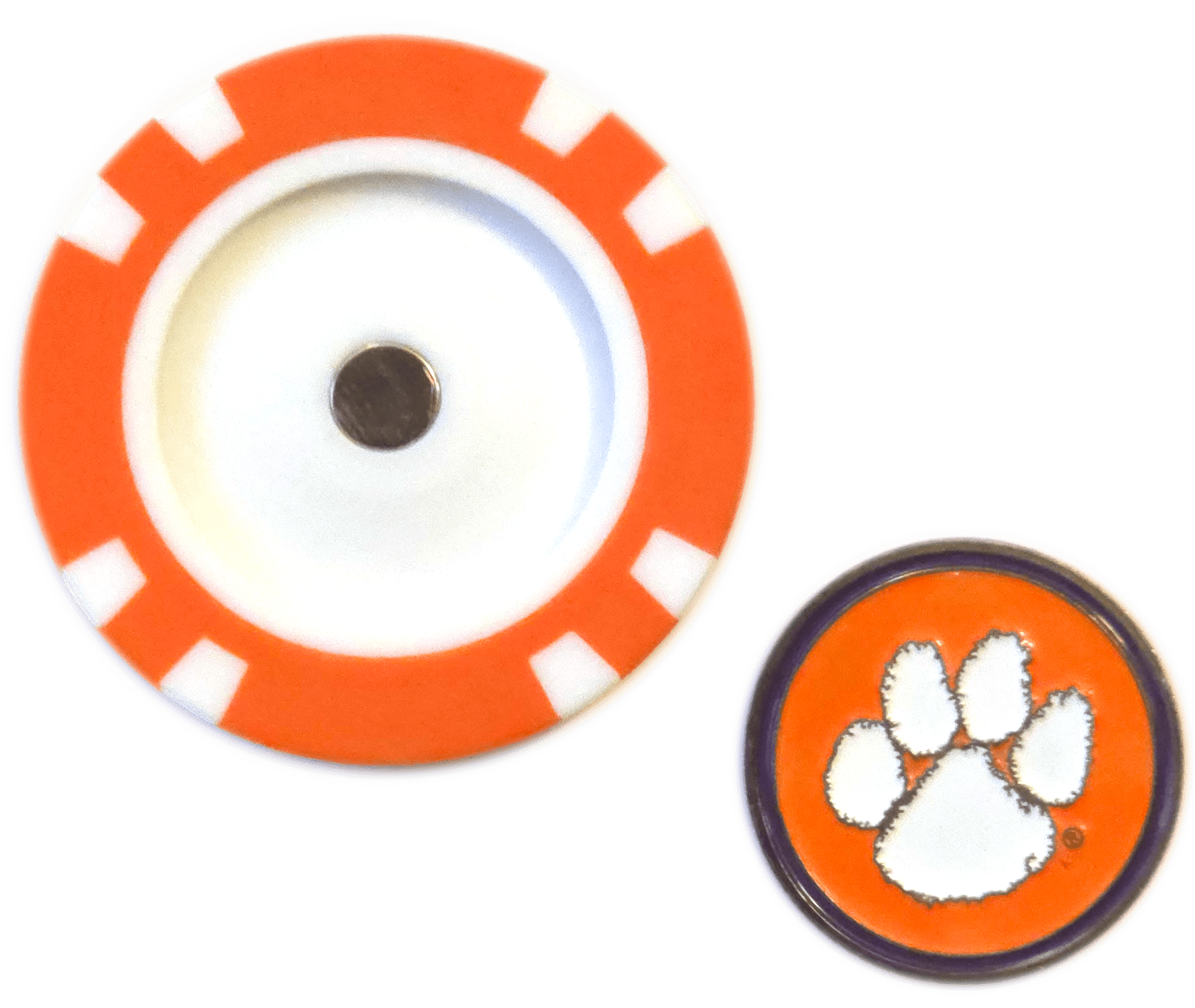 Officially Licensed Clemson Tigers Poker Chip Ball Marker