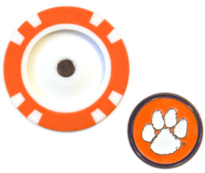 Officially Licensed Clemson Tigers Poker Chip Ball Marker