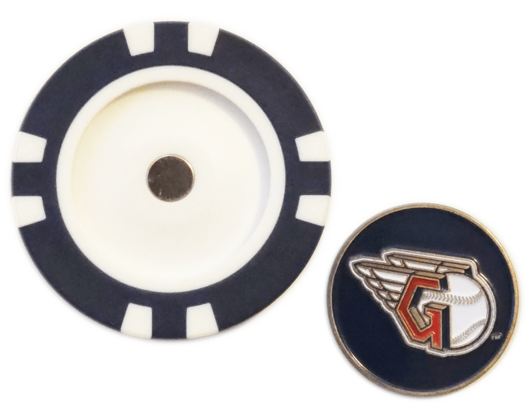 Officially Licensed Cleveland Guardians Poker Chip Ball Marker
