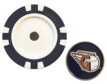 Officially Licensed Cleveland Guardians Poker Chip Ball Marker
