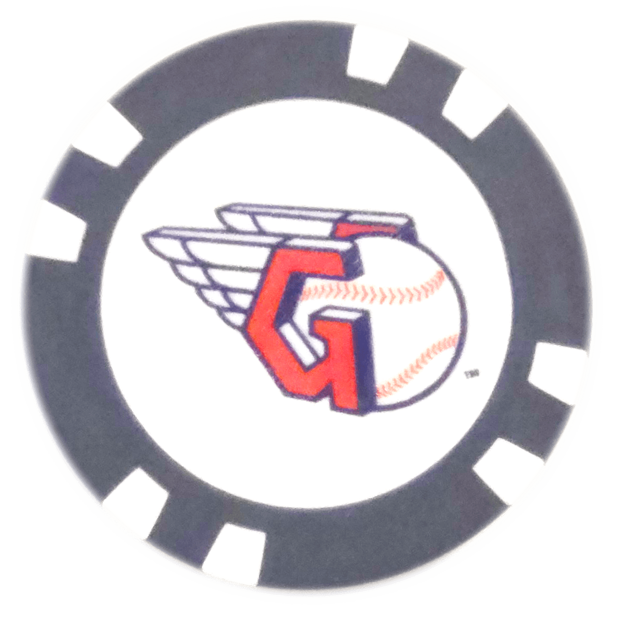 Officially Licensed Cleveland Guardians Poker Chip Ball Marker