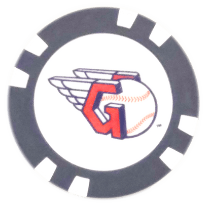 Officially Licensed Cleveland Guardians Poker Chip Ball Marker