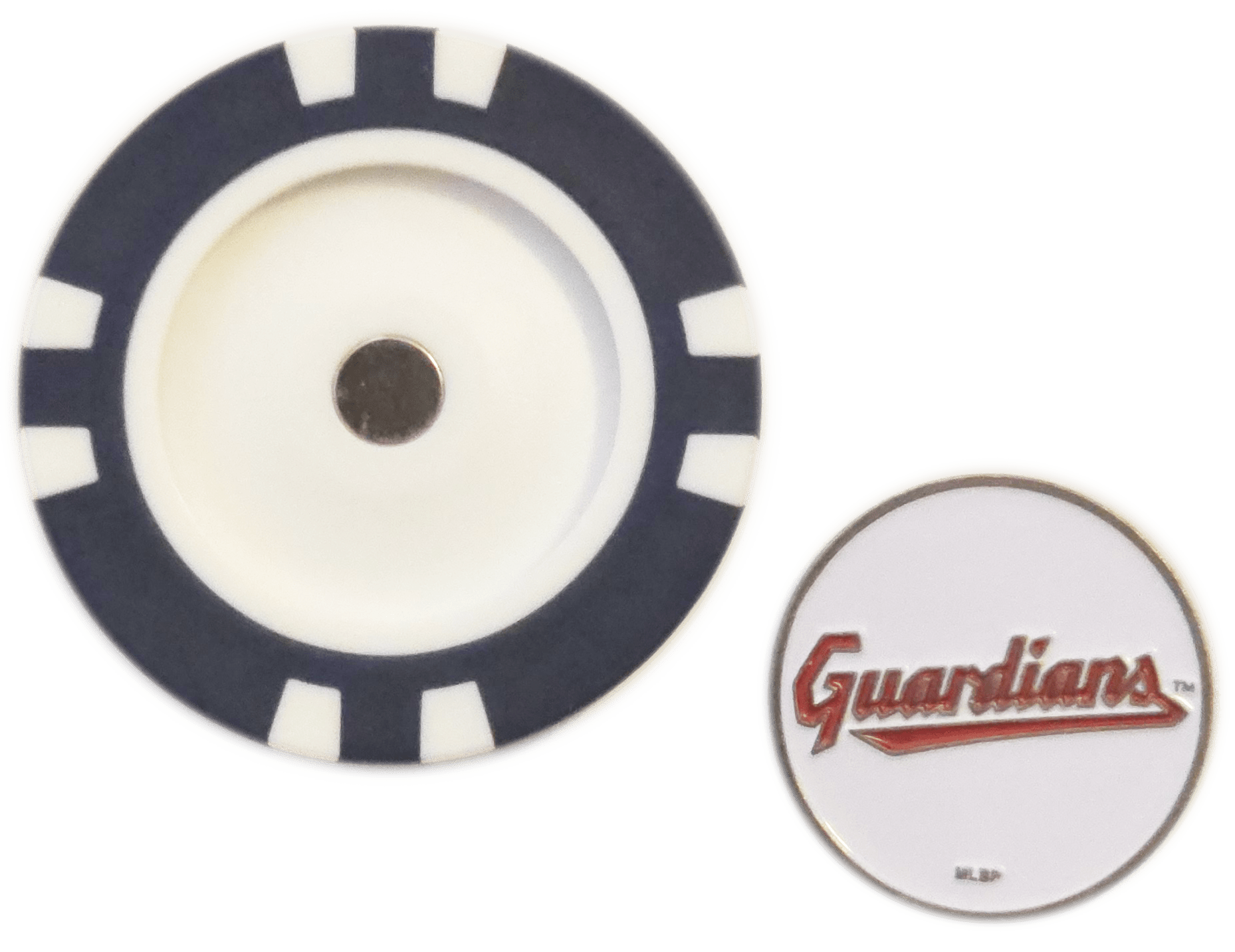 Officially Licensed Cleveland Guardians Poker Chip Ball Marker