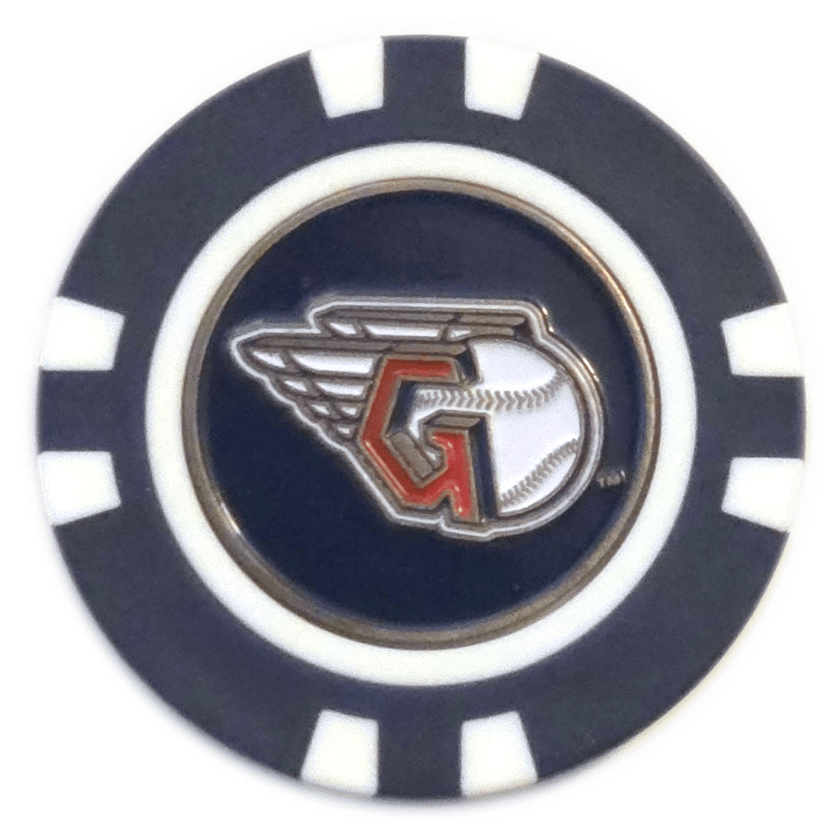 Officially Licensed Cleveland Guardians Poker Chip Ball Marker