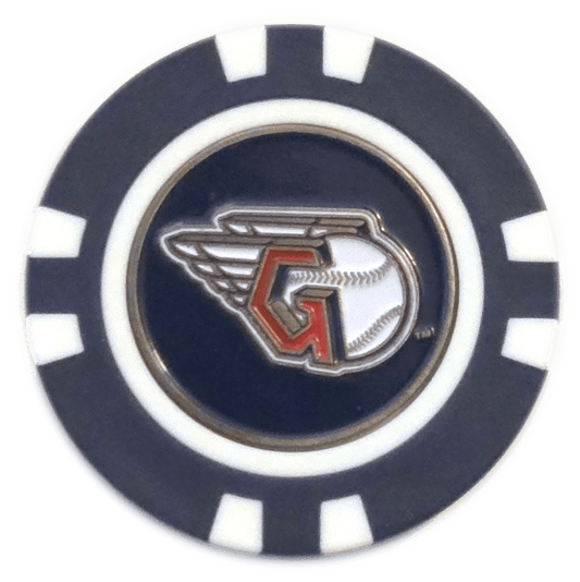 Officially Licensed Cleveland Guardians Poker Chip Ball Marker