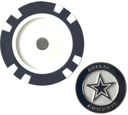 Officially Licensed Dallas Cowboys Poker Chip Ball Marker