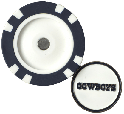 Officially Licensed Dallas Cowboys Poker Chip Ball Marker