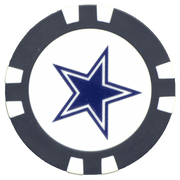 Officially Licensed Dallas Cowboys Poker Chip Ball Marker