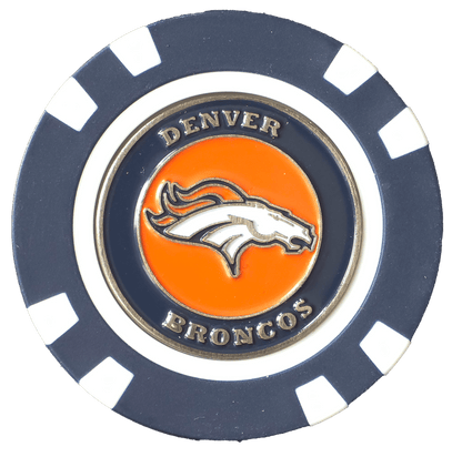 Officially Licensed Denver Broncos Poker Chip Ball Marker