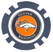 Officially Licensed Denver Broncos Poker Chip Ball Marker