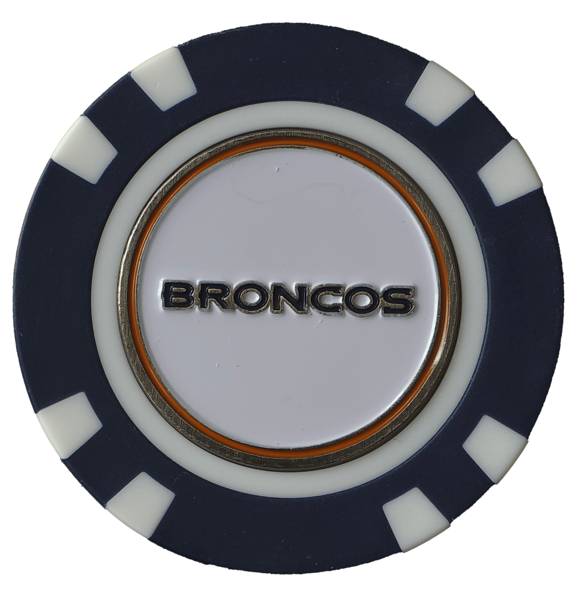 Officially Licensed Denver Broncos Poker Chip Ball Marker