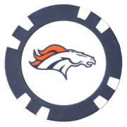 Officially Licensed Denver Broncos Poker Chip Ball Marker