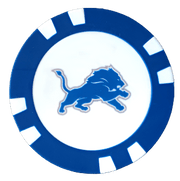 Officially Licensed Detroit Lions Poker Chip Ball Marker