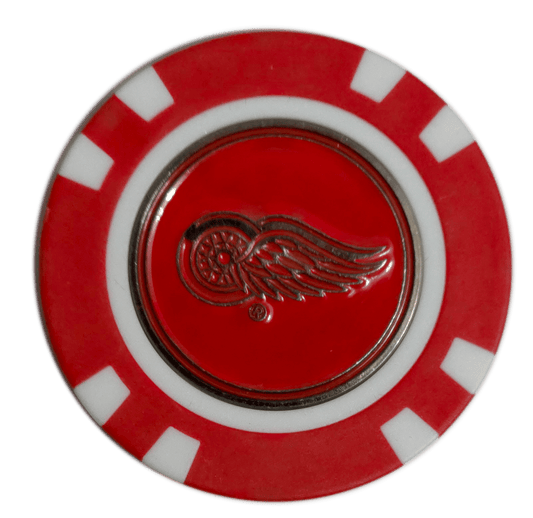 Officially Licensed Detroit Red Wings Poker Chip Golf Ball Marker