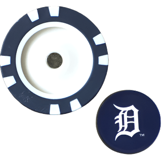 Officially Licensed Detroit Tigers Poker Chip Ball Marker