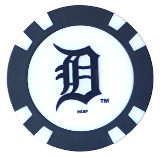 Officially Licensed Detroit Tigers Poker Chip Ball Marker