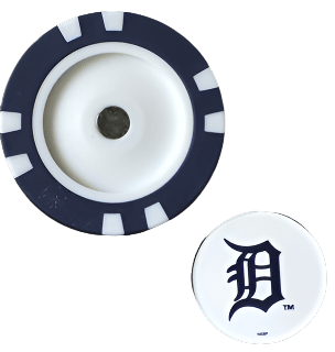 Officially Licensed Detroit Tigers Poker Chip Ball Marker