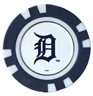 Officially Licensed Detroit Tigers Poker Chip Ball Marker