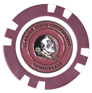 Officially Licensed Florida State Seminoles Poker Chip Ball Marker