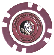 Officially Licensed Florida State Seminoles Poker Chip Ball Marker