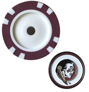 Officially Licensed Florida State Seminoles Poker Chip Ball Marker