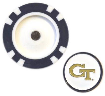 Officially Licensed Georgia Tech Yellow Jackets Poker Chip Ball Marker