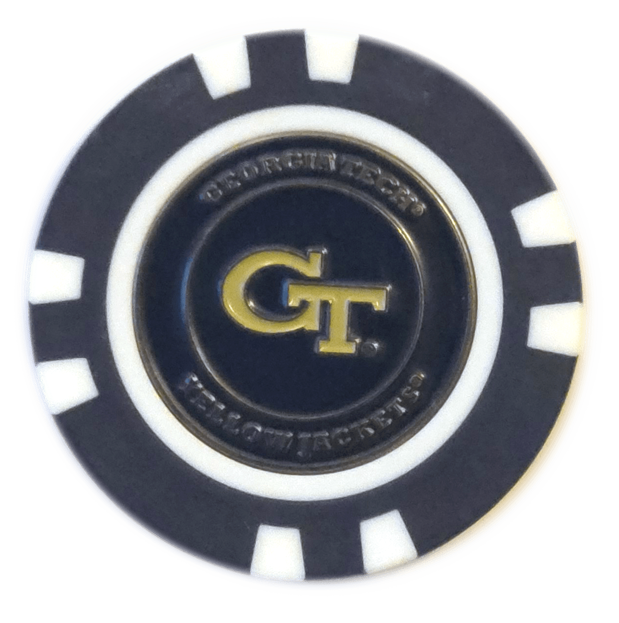 Officially Licensed Georgia Tech Yellow Jackets Poker Chip Ball Marker