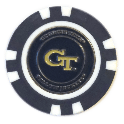 Officially Licensed Georgia Tech Yellow Jackets Poker Chip Ball Marker