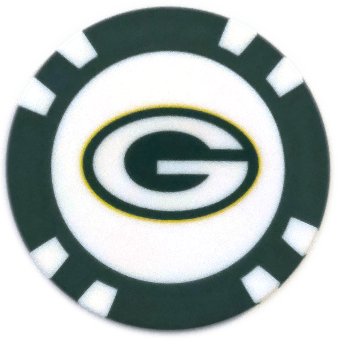Officially Licensed Green Bay Packers Poker Chip Ball Marker