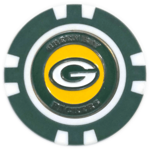 Officially Licensed Green Bay Packers Poker Chip Ball Marker