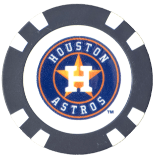 Officially Licensed Houston Astros Poker Chip Ball Marker