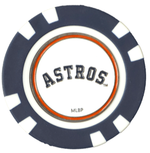 Officially Licensed Houston Astros Poker Chip Ball Marker