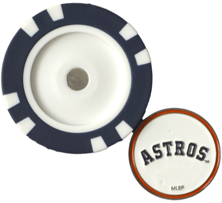 Officially Licensed Houston Astros Poker Chip Ball Marker