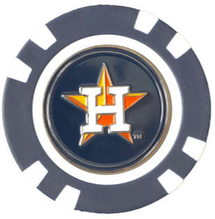 Officially Licensed Houston Astros Poker Chip Ball Marker