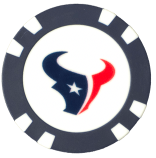 Officially Licensed Houston Texans Poker Chip Ball Marker